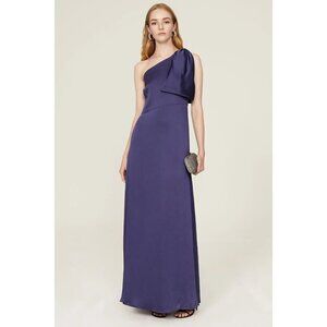 Sachin & Babi Chelsea One Shoulder Evening Gown Blue Womens Size 10